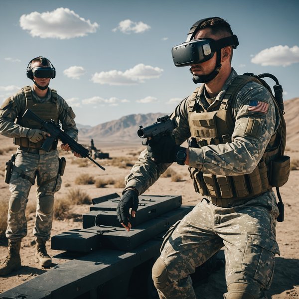 Quels sont les avantages de l'utilisation de la réalité virtuelle pour les jeux de formation militaire?